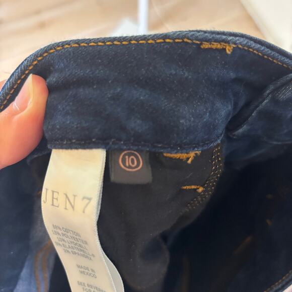 Jen7 by Seven for all Mankind EUC Women's Dark Wash Ankle Skinny Jeans Size 10 - Picture 5 of 8